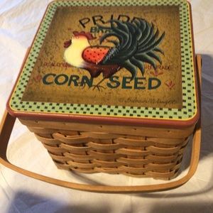 Susan Winget Hinged Basket plus a Small Basket